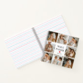 Collage Foto | Mijn vader is mijn Valentijn Gift Notitieboek (Binnen)