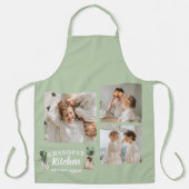 Collage Foto & Opa Keuken is altijd open Schort (Voorkant)