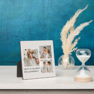 Collage Foto & Quote Best Grandma Gift Fotoplaat