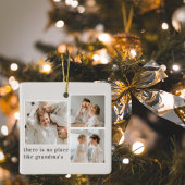 Collage Foto & Quote Best Grandma Gift Keramisch Ornament