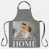 Collage Foto & Quote Beste oma GiftModerne foto Schort (Voorkant)