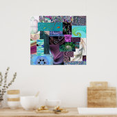 Collage fractal : impression tressée (Cuisine)