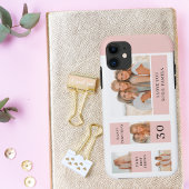 Collage Friend-foto's | Happy Birthday Gift Case-Mate iPhone Case