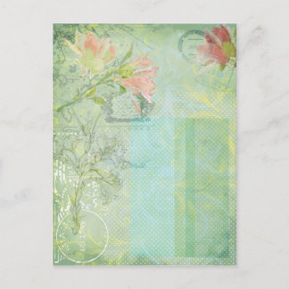  collage, gelaagd briefkaart