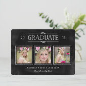 Collage in de aankondiging van het Afstuderen Chal (Staand voorkant)