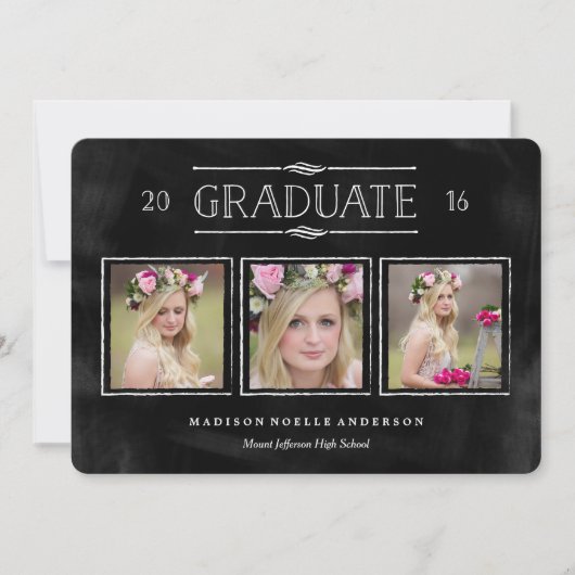 Collage in de aankondiging van het Afstuderen Chal (Voorkant)