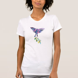 Collage kunst insect kunst BUTTERFLY XMAS LIGHTS T-shirt