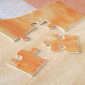 Collage kunst, modern kleurrijk abstract. legpuzzel (Zijkant)