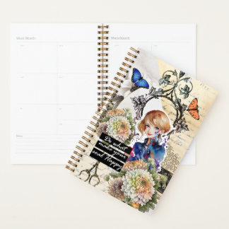 Collage Kunst November, Chrysanthemum Planner