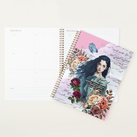Collage Kunst Roos Planner (Display)