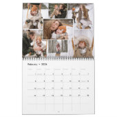 Collage mensuel de photos 7 Calendrier des photos  (Feb 2026)