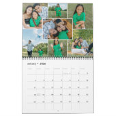 Collage mensuel de photos 7 Calendrier des photos  (Jan 2026)