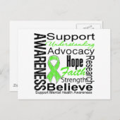 Collage - Mentale Gezondheid Briefkaart (Voorkant / Achterkant)