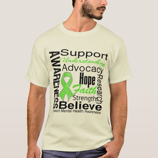 Collage - Mentale Gezondheid T-shirt (Voorkant)