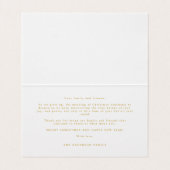 Collage Minimalist Merry Christmas 5 Photos Family (Inside Unfolded)