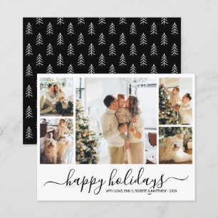 Collage minimaliste Budget Flyer de Noël