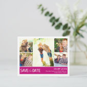 Collage Moderne Enregistrer La Carte Postale Date (Debout devant)