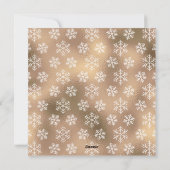 Collage moderne Marié et Joyeuse carte de Noël (Dos)