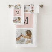 Collage moderne Photo & Pastel Cadeau de maman ros (En situation)