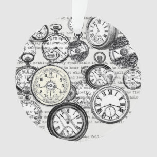 Collage Montre de Goût Victorien Alice au Pays des