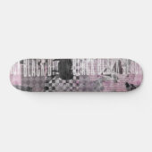 Collage noir violet c sur skateboard (Horz)