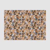 Collage of Guinee Pigs Illustrations Patterned Tissuepapier (Voorkant)