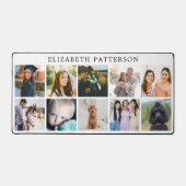 Collage personnalisé de 10 photos - Mat de bureau  (Recto)