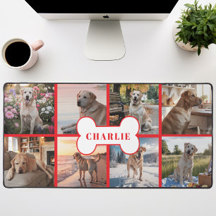 Collage personnalisé de 8 photos Os de chien Anima