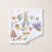 Collage Peter le lapin (Gant de toilette)