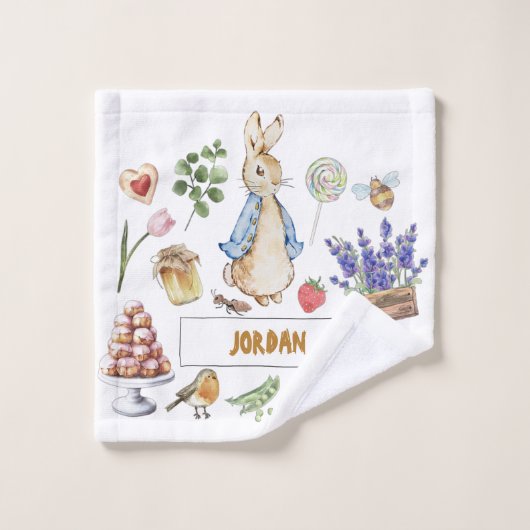 Collage Peter le lapin (Gant de toilette)