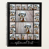 Collage photo 20 tendance Nom du script - noir bla (Devant)