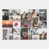 Collage photo 3 Feuilles de papier d'enveloppement (Devant 3)