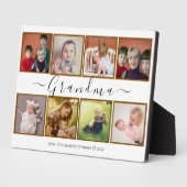 Collage photo Best Nana Ever Plaque (Côté)