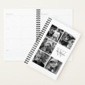 Collage photo blanc et monogramme (Devant avec enveloppe)