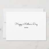 Collage photo Carte de fête des mères pour grand-m (Dos)