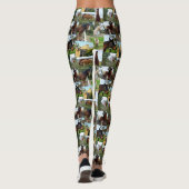 Collage Photo Cheval, Dames Leggings Full Print. (Dos)