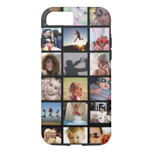 Collage photo client iPhone 7 Coque (-Mate)