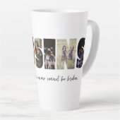 Collage photo Cousins Latte Mug (Angle droit)