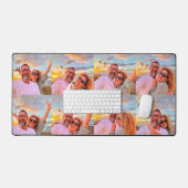 Collage photo Cute 8 Monogramme personnalisé (Clavier et souris)