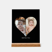 Collage photo de 2 formes de cœur (Recto)