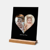 Collage photo de 2 formes de cœur (Angle)