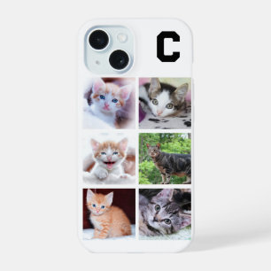 Collage photo de 6 carrés pour animal de compagnie