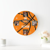 Collage photo de basketball Grande horloge (Maison)