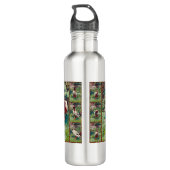 Collage photo de canard amarré, bouteille d'eau (Dos)