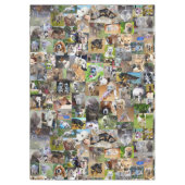 Collage photo de chien, nappe (Devant)