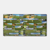 Collage photo de golf, Mat de bureau (Recto)