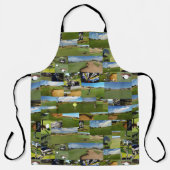 Collage photo de golf, tablier d'impression complè (Recto)