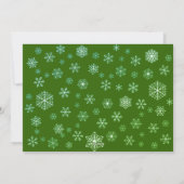 Collage photo de grande famille Cartes de Noël sim (Dos)