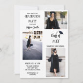 Collage photo de la Faire-part supérieure moderne (Dos)