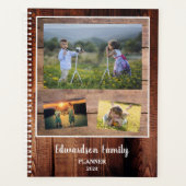 Collage photo de la famille de la grange rustique (Devant)